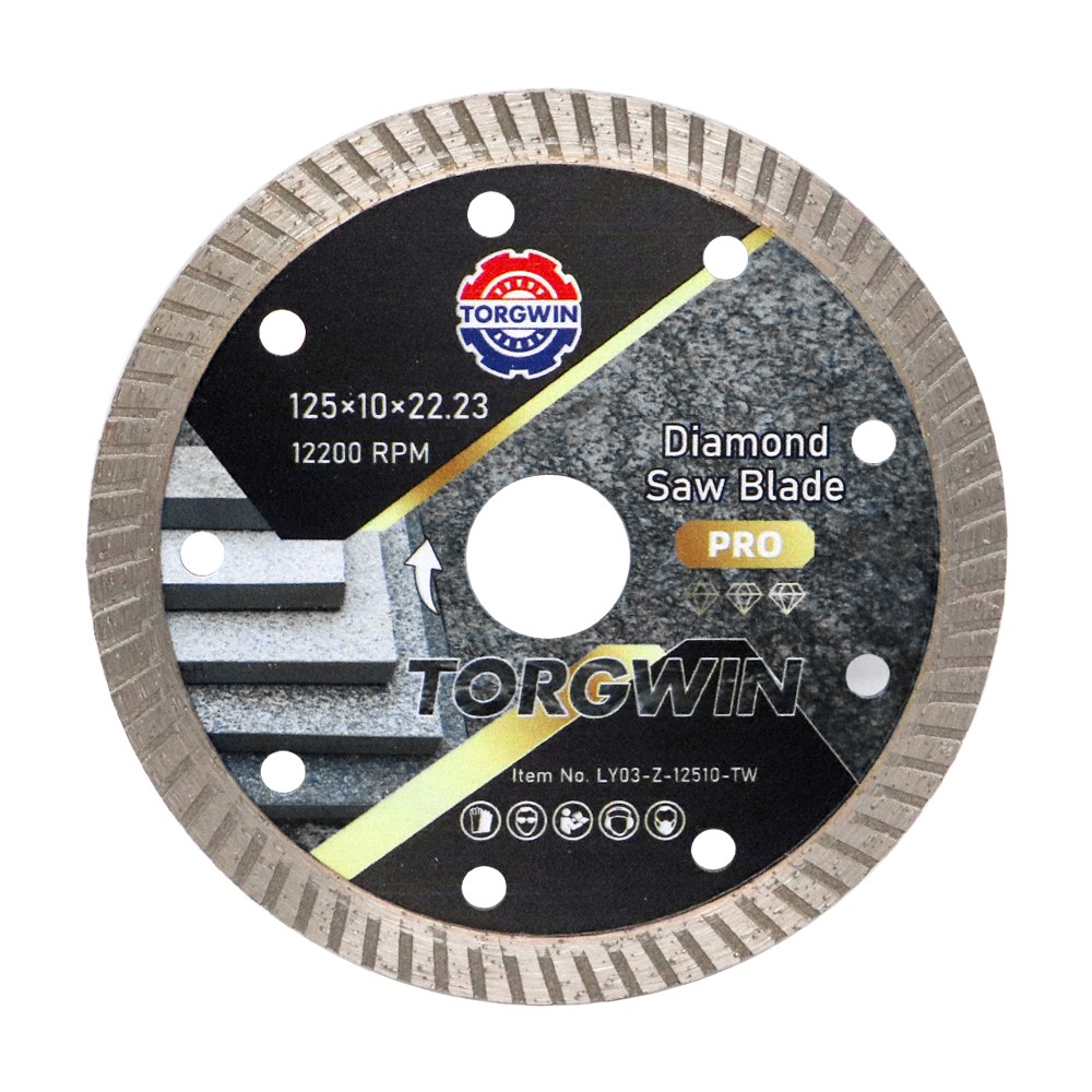 Turbo Diamond Saw Blade for å kutte granitt